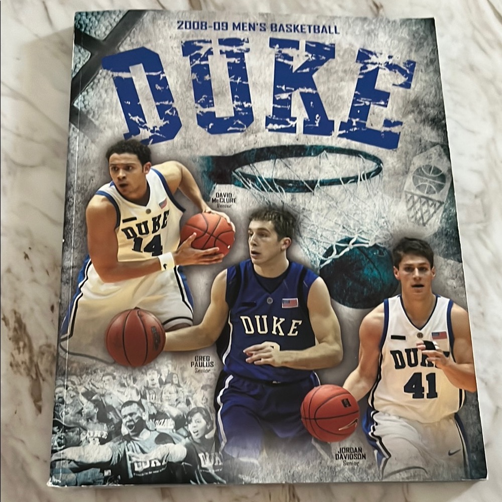 Duke Men's Basketball 2008-09 Yearbook